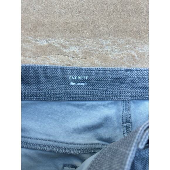 AG Adriano Goldschmied Jeans Mens 38x32 Gray Everett Slim Straight Italy Fabric - Picture 2 of 4